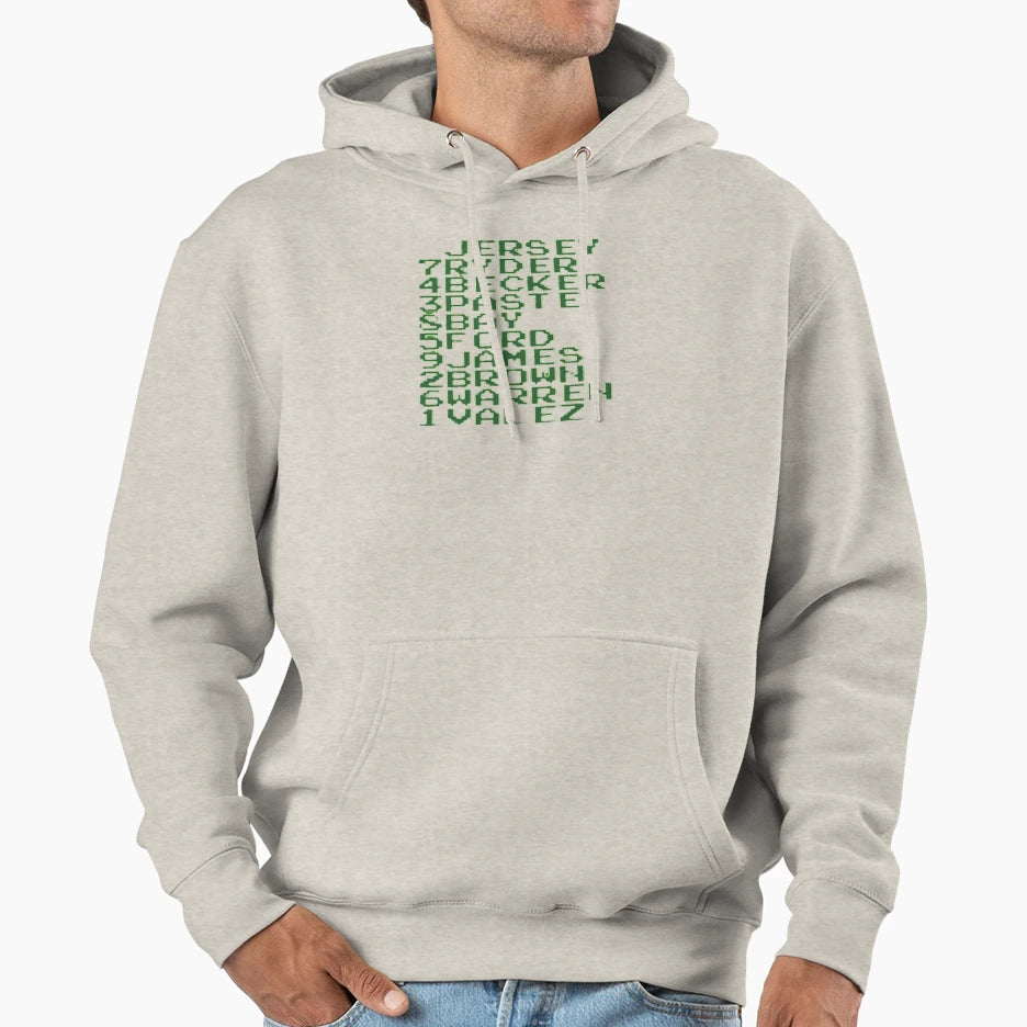 Jersey Starting Lineup Hoodie - Casual Everyday Wear Unisex - T-Shirt, Sweatshirt, Hoodie