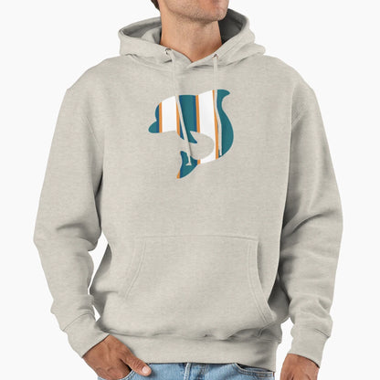 Fins Dolphin Gift Hoodie - Novelty Apparel Unisex - T-Shirt, Sweatshirt, Hoodie
