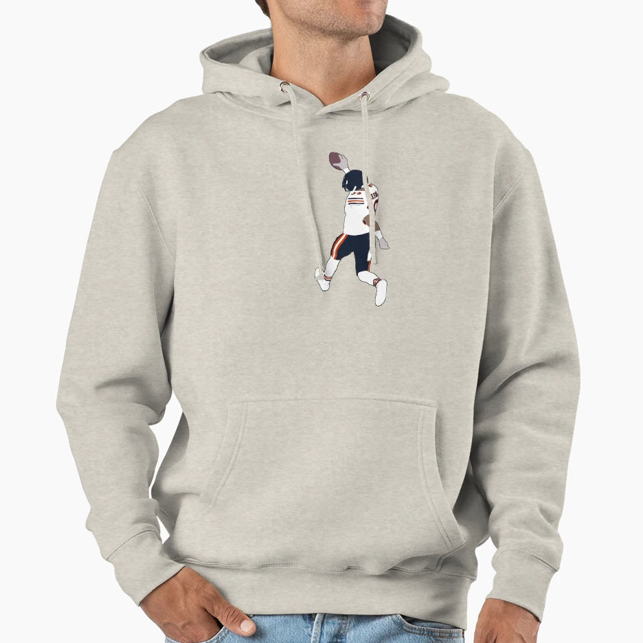 Eddie Jackson Bears Hoodie - Graphic Print Unisex - T-Shirt, Sweatshirt, Hoodie