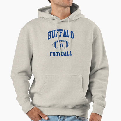 Ny Buffalo Football New York Sports Gift Hoodie - Fun Novelty Design Unisex - T-Shirt, Sweatshirt, Hoodie