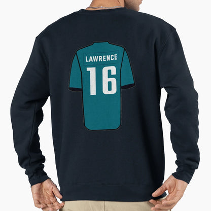 Lawrence Jersey Sweatshirt - Fun Novelty Design for Adults - T-Shirt, Sweatshirt, Hoodie