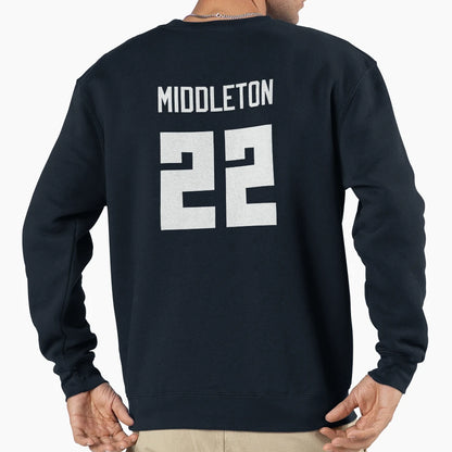 Khris Middleton 22 Bucks Sweatshirt - Unique Graphic for Adults - T-Shirt, Sweatshirt, Hoodie