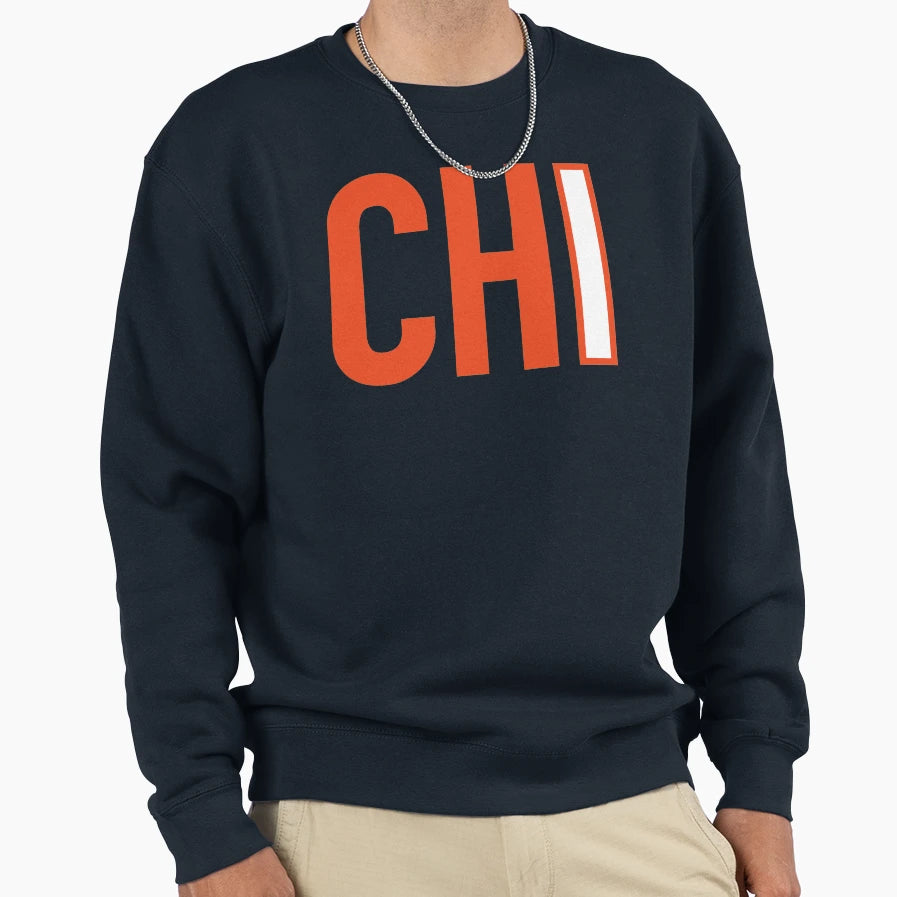 Ch1 Bears Fields Orange Sweatshirt - Novelty Apparel for Adults - T-Shirt, Sweatshirt, Hoodie