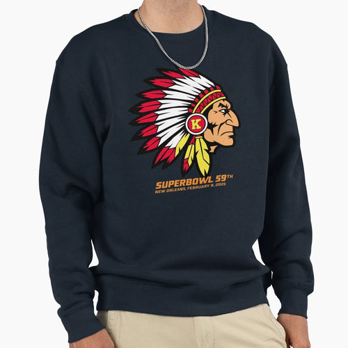 Kansas City Chiefs Superbowl 59Th Sweatshirt - Trendy Graphic Men Women - T-Shirt, Sweatshirt, Hoodie