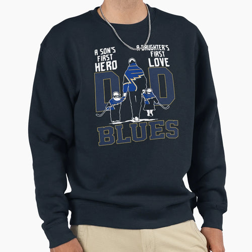St Louis Dad Son Euro S First Hero Sweatshirt - Novelty Apparel Unisex - T-Shirt, Sweatshirt, Hoodie