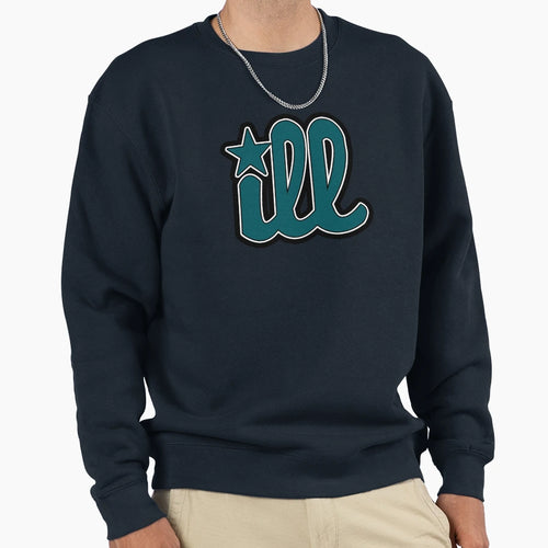 Ill Midnight Green Sweatshirt - Aesthetic Graphic for Adults - T-Shirt, Sweatshirt, Hoodie
