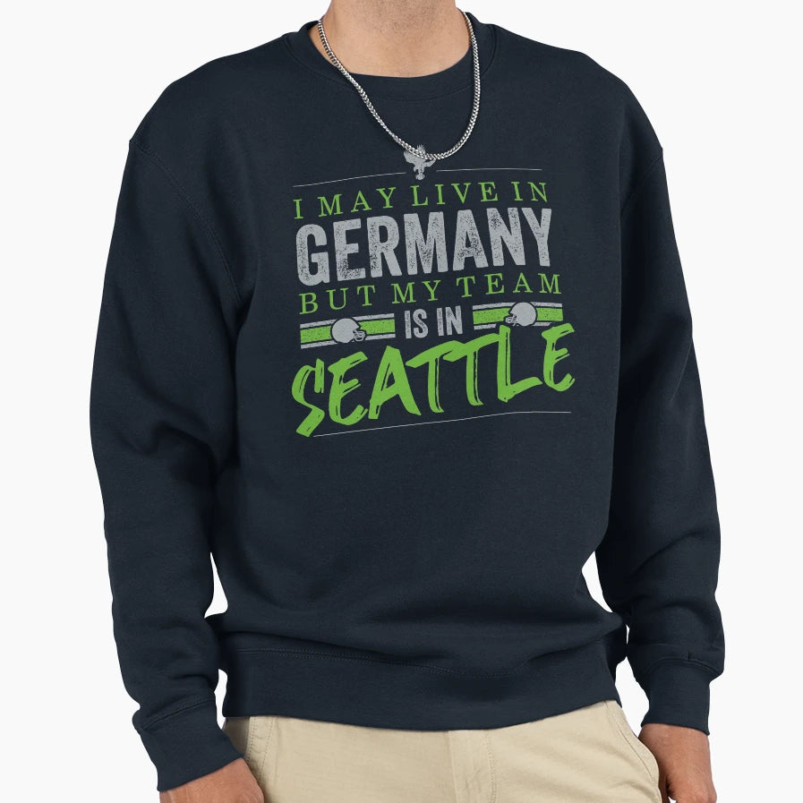 Seattle Football Team Fans From Sweatshirt - Trendy Graphic for Adults - T-Shirt, Sweatshirt, Hoodie