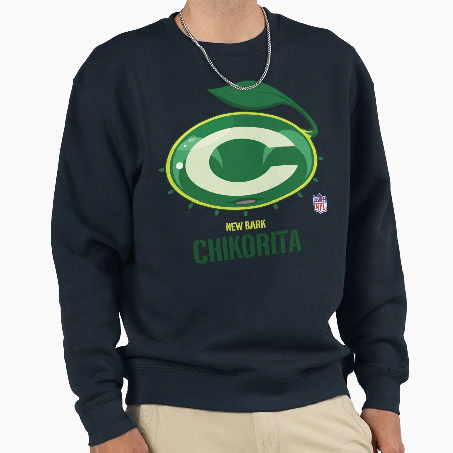 New Bark Chikorita Sweatshirt - Custom Art Print for Adults - T-Shirt, Sweatshirt, Hoodie