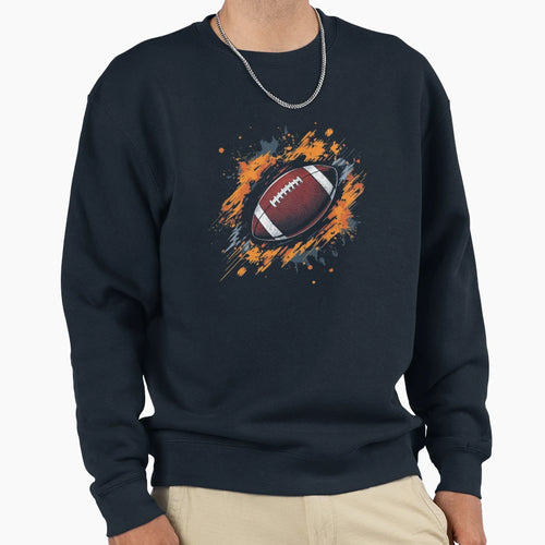 American Football Ball Modern Sports Sweatshirt - Graphic Print Unisex - T-Shirt, Sweatshirt, Hoodie