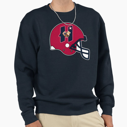 Houston Kolaches Red Helmet Sweatshirt - Aesthetic Graphic Unisex - T-Shirt, Sweatshirt, Hoodie