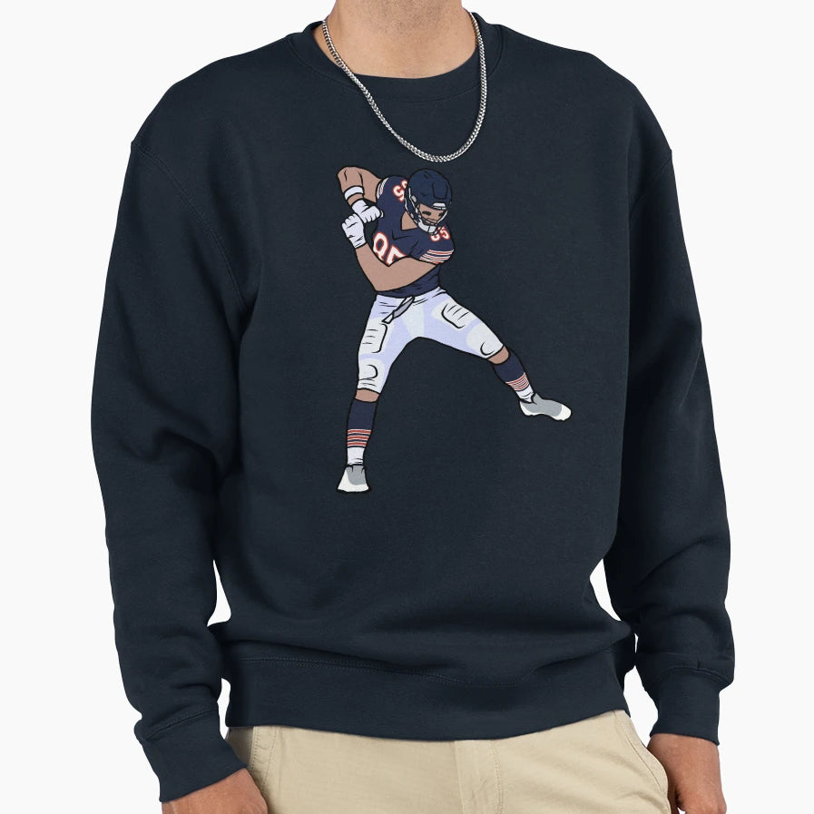 Cole Kmet Home Run Celebration Sweatshirt - Aesthetic Graphic for Adults - T-Shirt, Sweatshirt, Hoodie