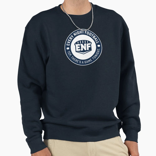 Every Night Football Circular Slogan Sweatshirt - Minimalist Print Unisex - T-Shirt, Sweatshirt, Hoodie