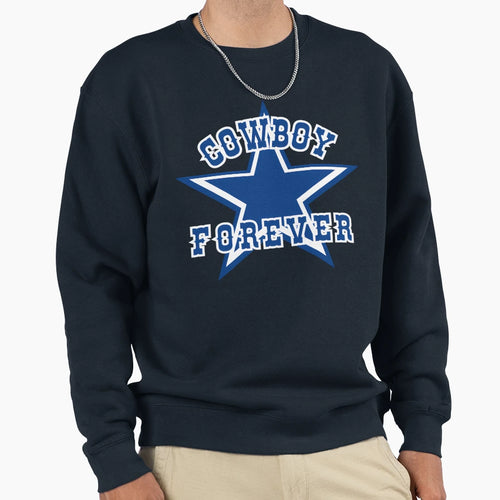 Cowboy Forever Sweatshirt - Minimalist Print Unisex - T-Shirt, Sweatshirt, Hoodie