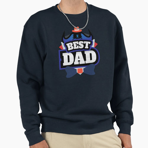 Best Dad Papa Sweatshirt - Minimalist Print Men Women - T-Shirt, Sweatshirt, Hoodie