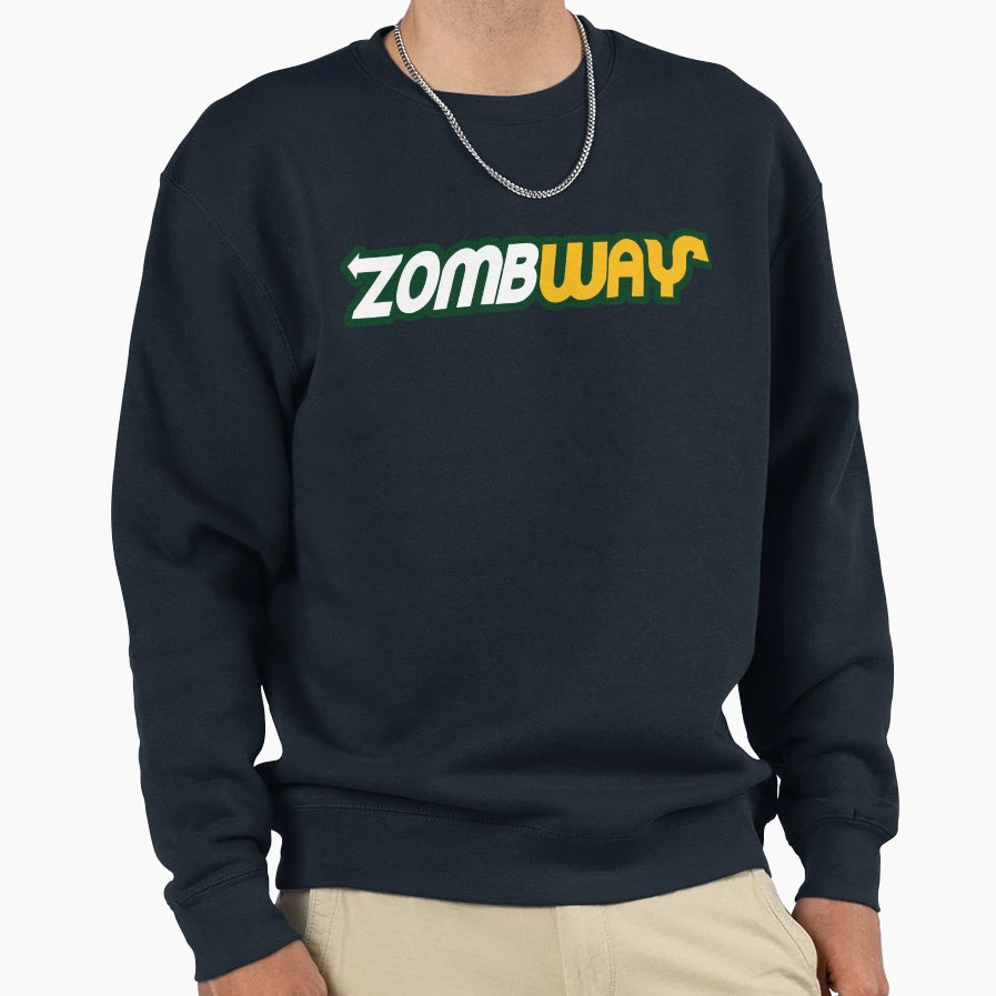 Zombway Sweatshirt - Graphic Print for Adults - T-Shirt, Sweatshirt, Hoodie