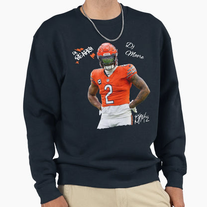 Dj Moore Chicago Sweatshirt - Graphic Print for Adults - T-Shirt, Sweatshirt, Hoodie