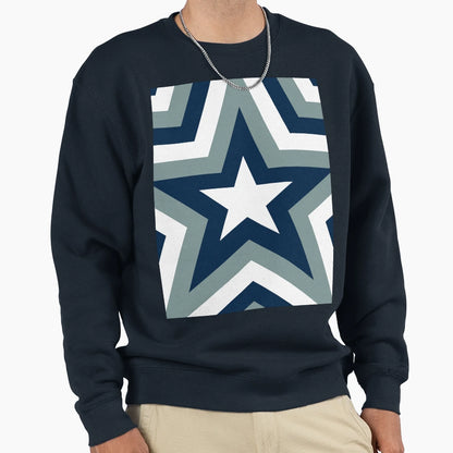 Cowboys Geometric Minimal Sweatshirt - Aesthetic Graphic for Adults - T-Shirt, Sweatshirt, Hoodie