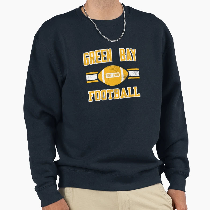 Green Bay Football Sweatshirt - Aesthetic Graphic Men Women - T-Shirt, Sweatshirt, Hoodie