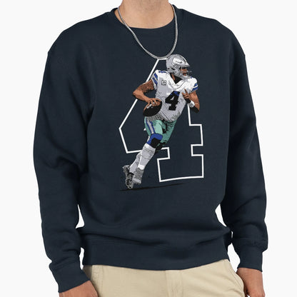 Prescott Dallas Football Sweatshirt - Novelty Apparel for Adults - T-Shirt, Sweatshirt, Hoodie