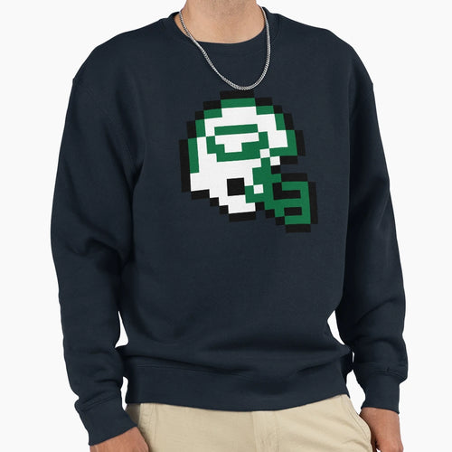 New York Jets 8 Bit Football Sweatshirt - Custom Art Print Men Women - T-Shirt, Sweatshirt, Hoodie