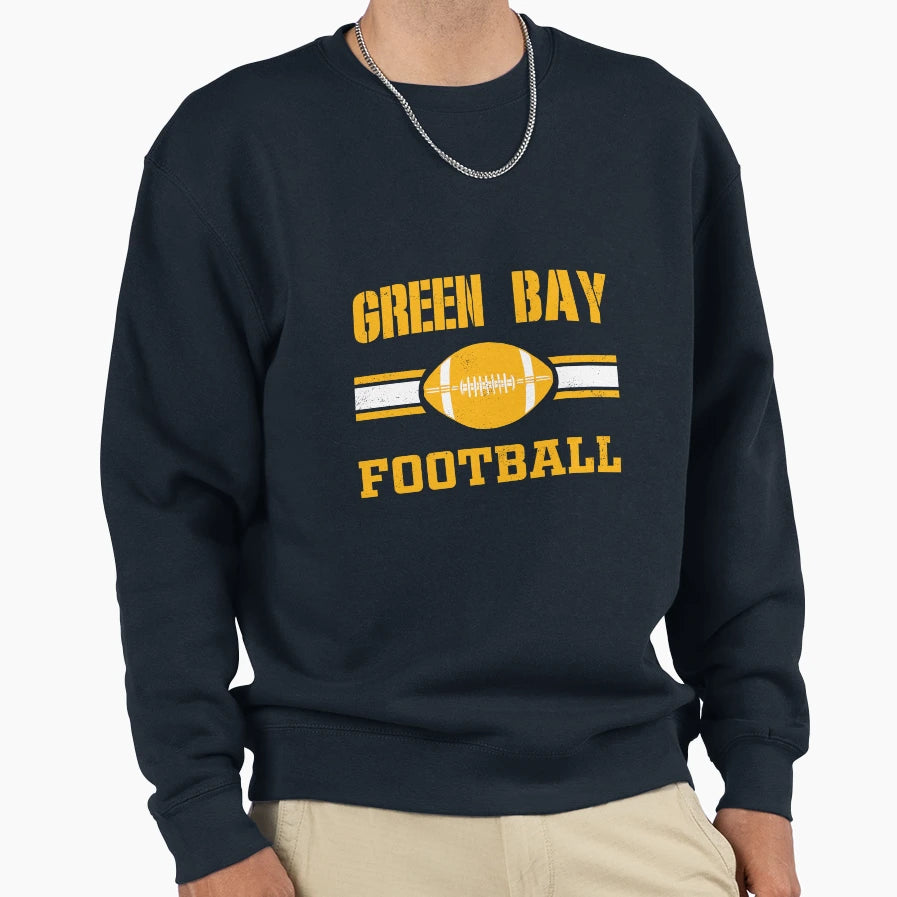 Green Bay Football Sweatshirt - Trendy Graphic Men Women - T-Shirt, Sweatshirt, Hoodie