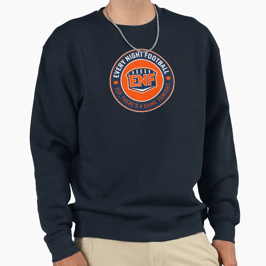Every Night Football Circular Sweatshirt - Custom Art Print for Adults - T-Shirt, Sweatshirt, Hoodie