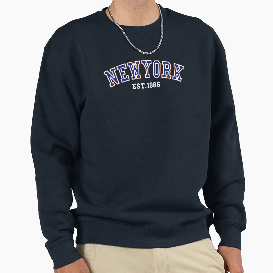 New York Est 1966 Sweatshirt - Custom Art Print Men Women - T-Shirt, Sweatshirt, Hoodie