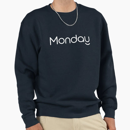 Monday Funny Days Week Series Sweatshirt - Aesthetic Graphic Unisex - T-Shirt, Sweatshirt, Hoodie