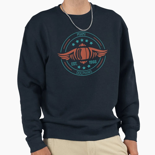 Miami Dolphins Sweatshirt - Unique Graphic for Adults - T-Shirt, Sweatshirt, Hoodie