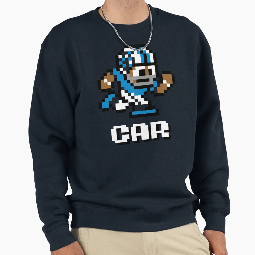 Carolina Panthers Tecmo Super Bowl Sweatshirt - Novelty Apparel Unisex - T-Shirt, Sweatshirt, Hoodie