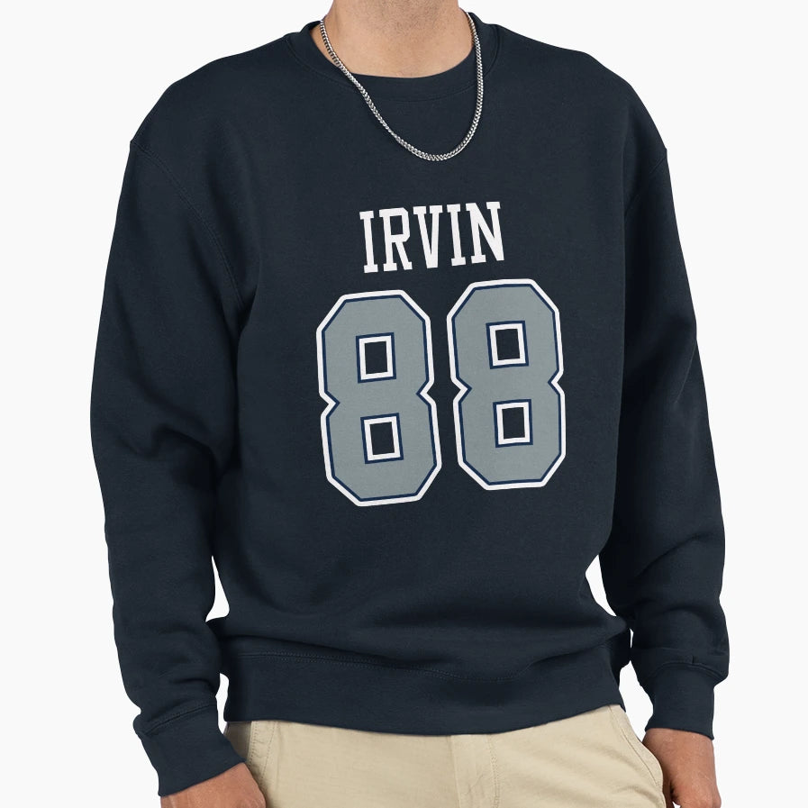 Michael Irvin Sweatshirt - Casual Everyday Wear for Adults - T-Shirt, Sweatshirt, Hoodie