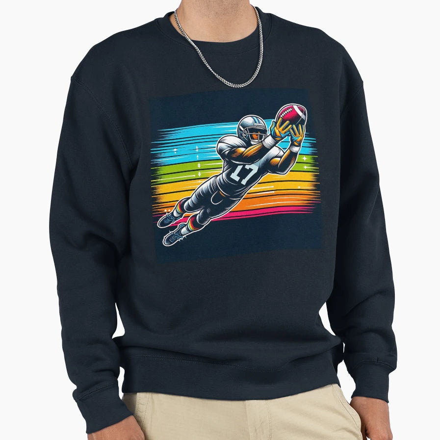 Rugby Player Sweatshirt - Casual Everyday Wear Unisex - T-Shirt, Sweatshirt, Hoodie