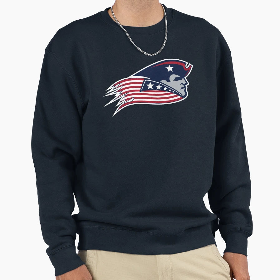 Football Patriots Football Sweatshirt - Casual Everyday Wear Men Women - T-Shirt, Sweatshirt, Hoodie