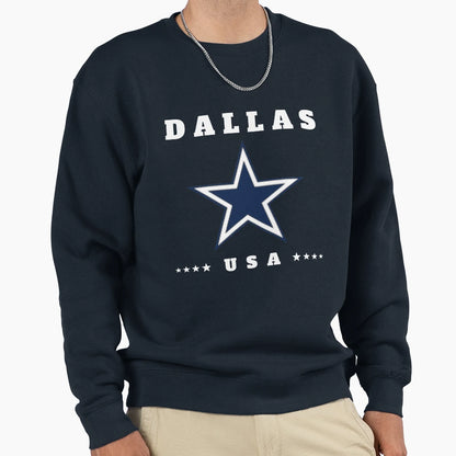 Dallas Lonely Star Sweatshirt - Novelty Apparel Unisex - T-Shirt, Sweatshirt, Hoodie