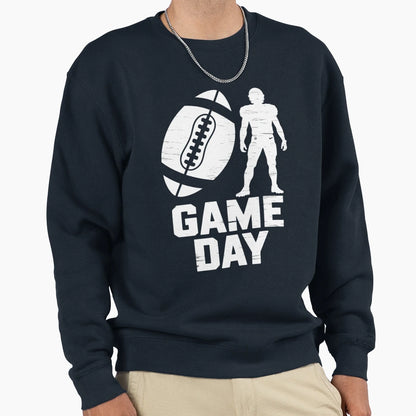 Game Day Football Sports Player Sweatshirt - Aesthetic Graphic Men Women - T-Shirt, Sweatshirt, Hoodie