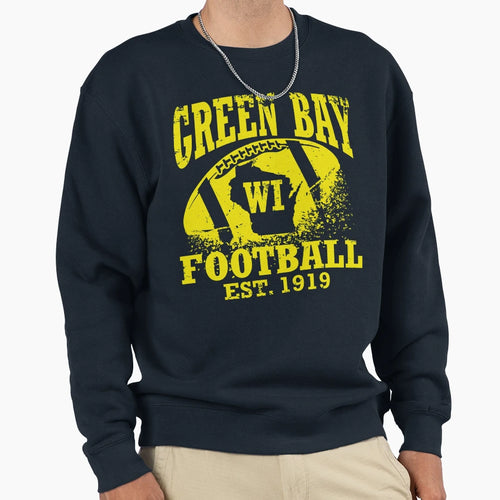 Green Bay Football Sweatshirt - Casual Everyday Wear for Adults - T-Shirt, Sweatshirt, Hoodie
