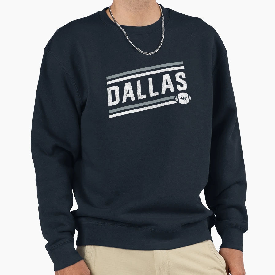 Dallas Football Touchdown Sweatshirt - Casual Everyday Wear Unisex - T-Shirt, Sweatshirt, Hoodie