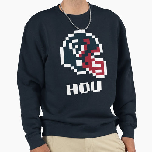 Houston Texans Tecmo Super Bowl Sweatshirt - Minimalist Print Unisex - T-Shirt, Sweatshirt, Hoodie