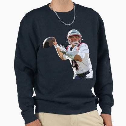 Bailey Zappe Sweatshirt - Custom Art Print for Adults - T-Shirt, Sweatshirt, Hoodie