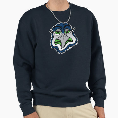 Hawk Head Sweatshirt - Novelty Apparel Unisex - T-Shirt, Sweatshirt, Hoodie