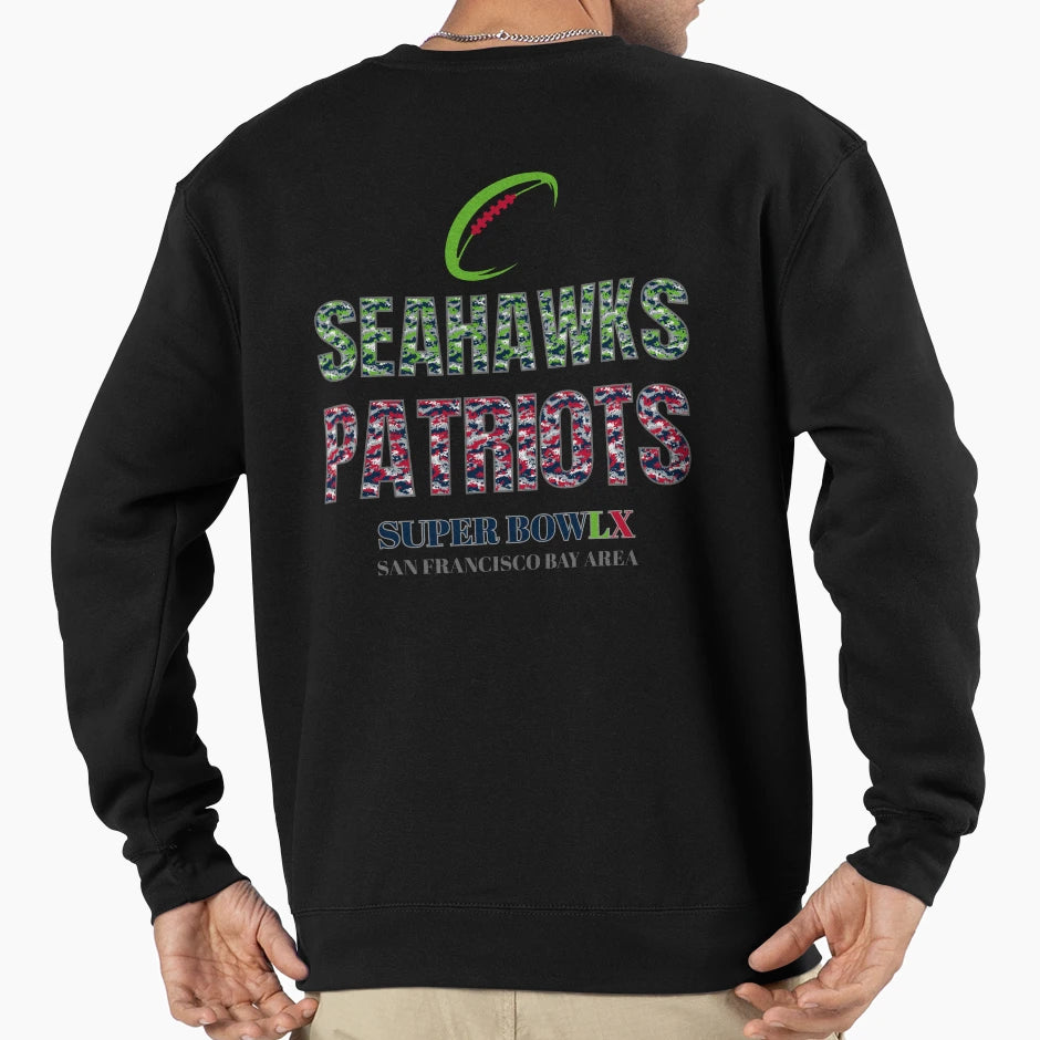 Super Bowl Lx Sweatshirt - Graphic Print Men Women - T-Shirt, Sweatshirt, Hoodie