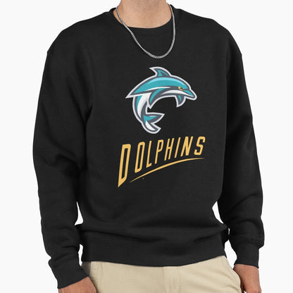 Dolphins Nrl Sweatshirt - Custom Art Print for Adults - T-Shirt, Sweatshirt, Hoodie