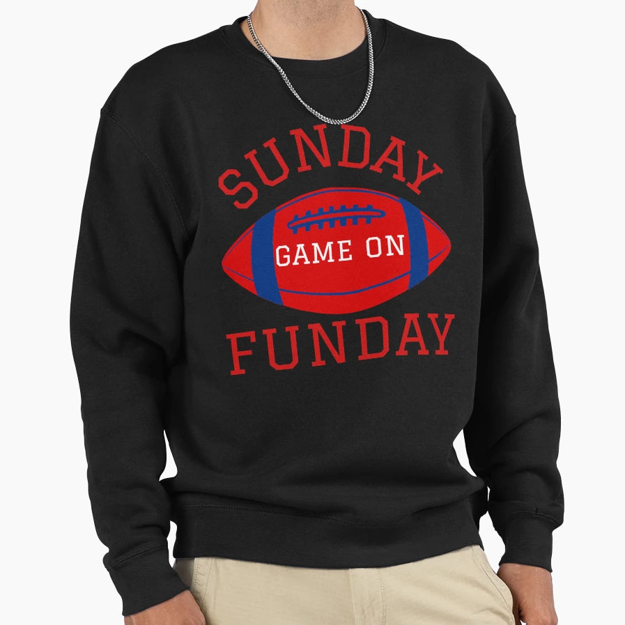 Sunday Fun Day Sweatshirt - Streetwear Style Men Women - T-Shirt, Sweatshirt, Hoodie