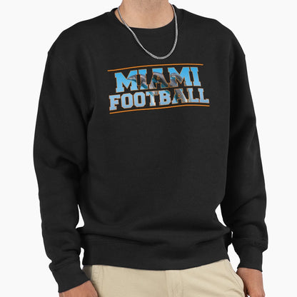 Football Dolphins Sweatshirt - Streetwear Style for Adults - T-Shirt, Sweatshirt, Hoodie