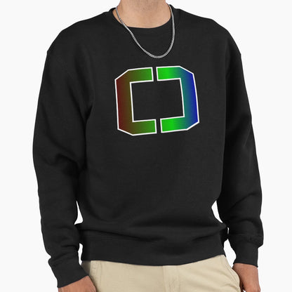 Large Letter O Elegant Colored Sweatshirt - Unique Graphic for Adults - T-Shirt, Sweatshirt, Hoodie