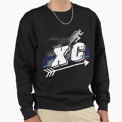 Xc Cross Country Sweatshirt - Minimalist Print for Adults - T-Shirt, Sweatshirt, Hoodie
