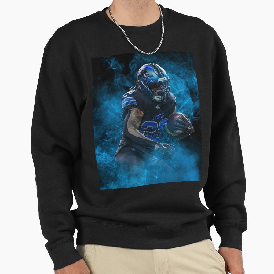 JG Detroit Sports Art Sweatshirt - Novelty Apparel for Adults - T-Shirt, Sweatshirt, Hoodie