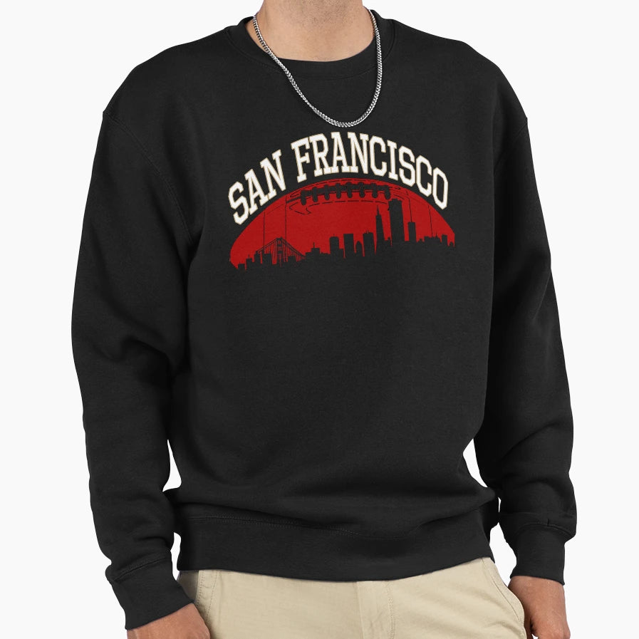 San Francisco Football Sf Sweatshirt - Minimalist Print for Adults - T-Shirt, Sweatshirt, Hoodie