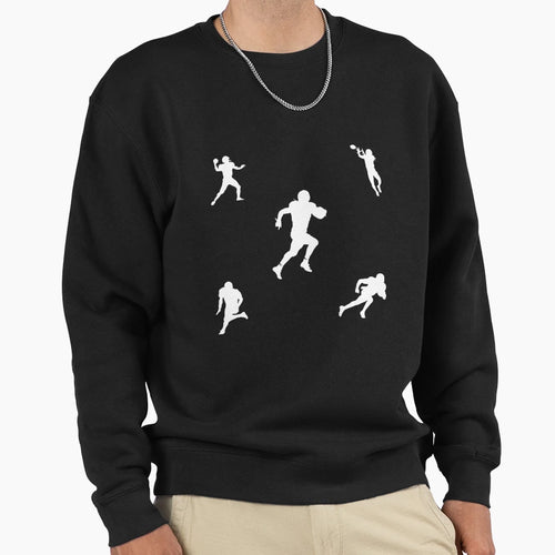 Football Player Pattern Sweatshirt - Streetwear Style Unisex - T-Shirt, Sweatshirt, Hoodie