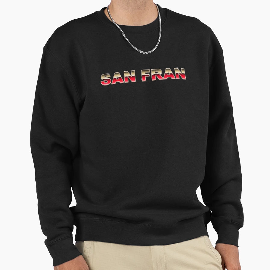 San Francisco Football 80S Sweatshirt - Aesthetic Graphic Men Women - T-Shirt, Sweatshirt, Hoodie